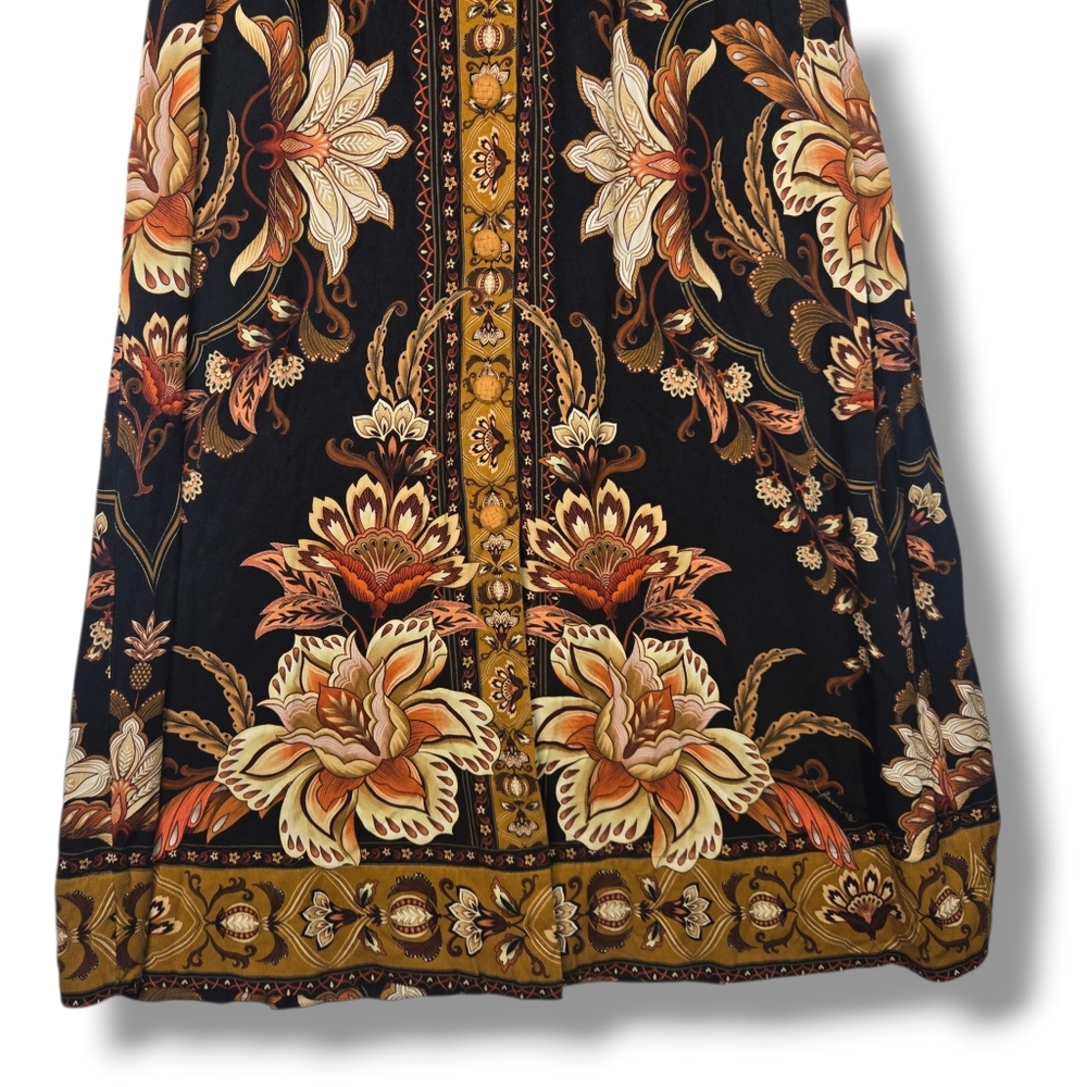 Farm Rio Majestic Garden Maxi Dress Size XXS Puff Sleeve Floral Print - Picture 7 of 16